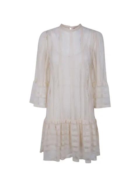 lace ruffle maxi dress by TWINSET