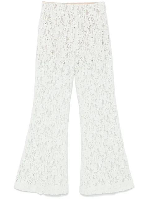 lace trousers by TWINSET