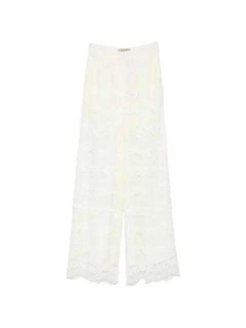 lace trousers by TWINSET