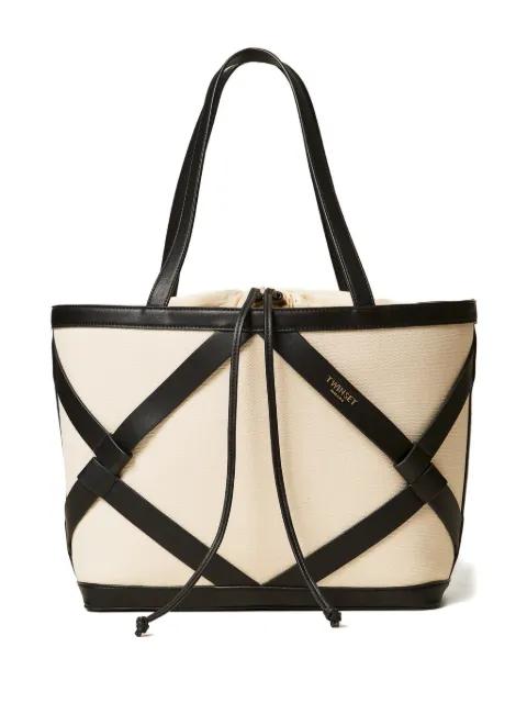 laced tote bag by TWINSET