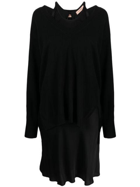 layered jumper dress by TWINSET