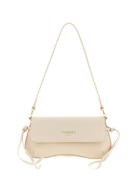 leather shoulder bag by TWINSET