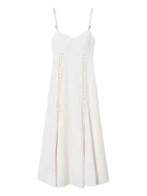 linen-blend dress by TWINSET
