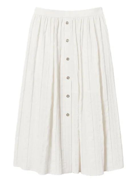 linen-blend skirt by TWINSET