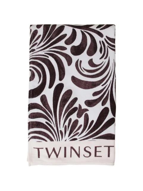 logo beach towel by TWINSET