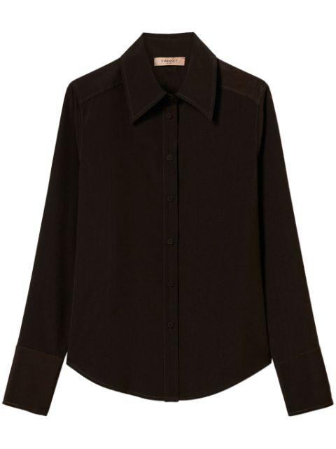 logo-charm shirt by TWINSET