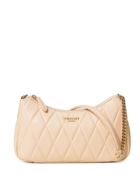 logo-detail shoulder bag by TWINSET