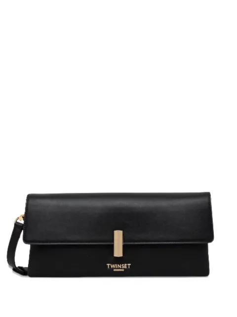 logo-detail shoulder bag by TWINSET