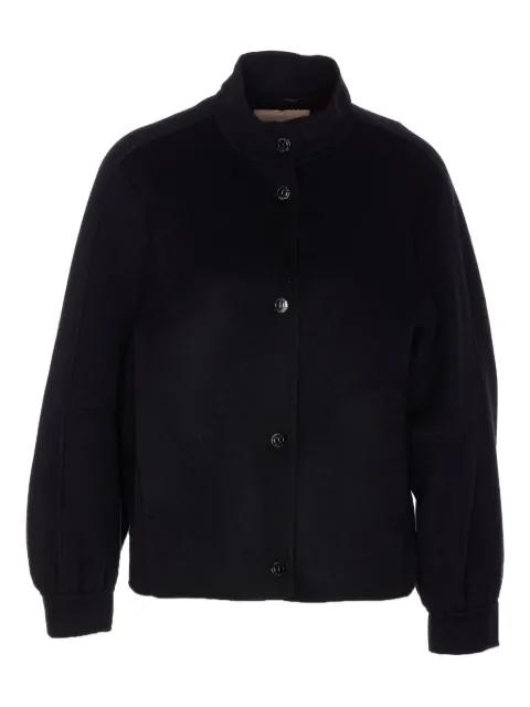 logo-detail snap-button jacket by TWINSET