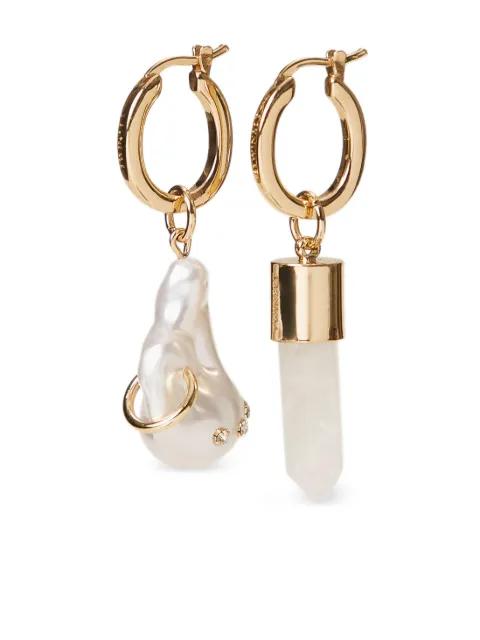 logo earrings by TWINSET