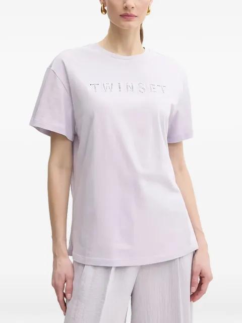 logo-embellished T-shirt by TWINSET