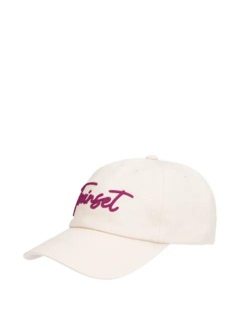 logo-embroidered baseball cap by TWINSET