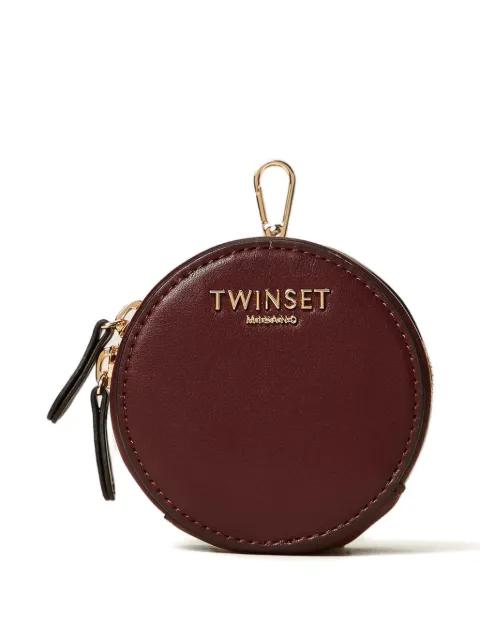 logo-lettering coin pouch by TWINSET