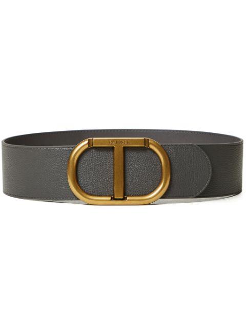 logo-plaque belt by TWINSET