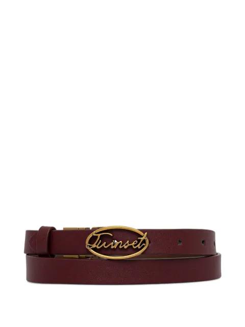 logo-plaque belt by TWINSET