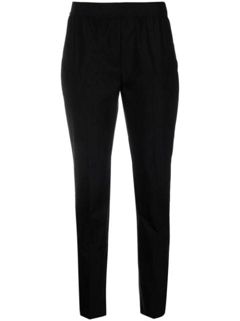 logo-plaque detail trousers by TWINSET