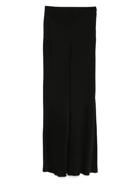 logo-plaque maxi skirt by TWINSET