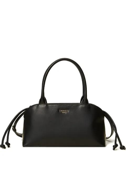 logo-plaque tote bag by TWINSET