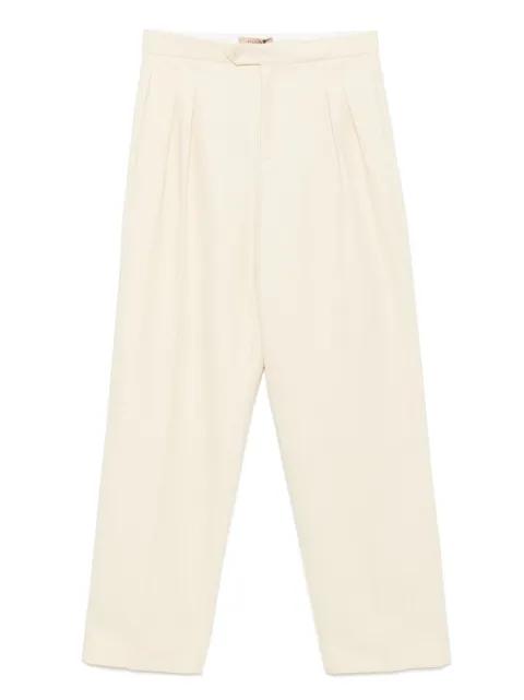 logo-plaque trousers by TWINSET