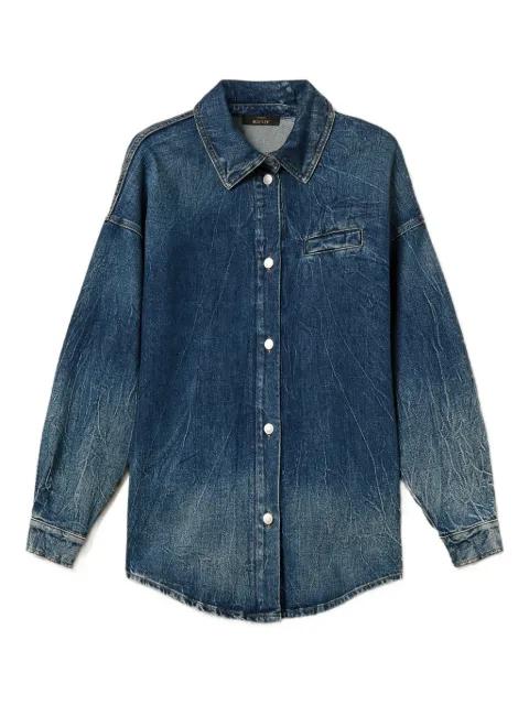 long-sleeve denim shirt by TWINSET