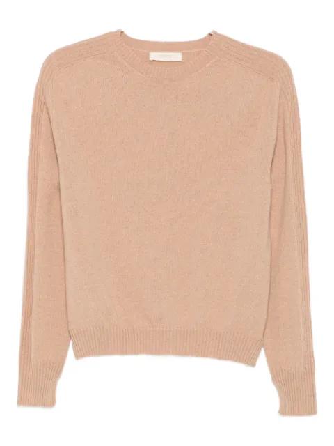 long-sleeve ribbed-cuff sweater by TWINSET