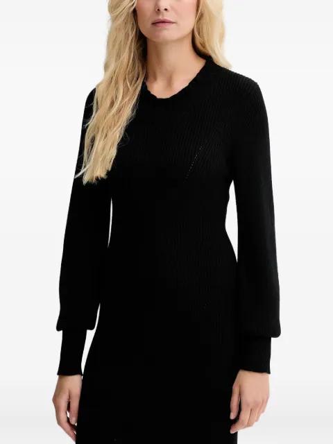 long-sleeved ribbed dress by TWINSET