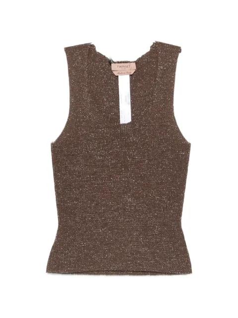 lurex top by TWINSET