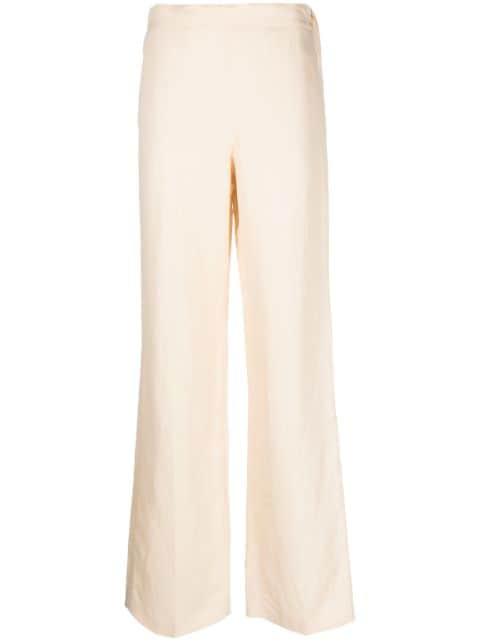 mid-rise wide-leg trousers by TWINSET