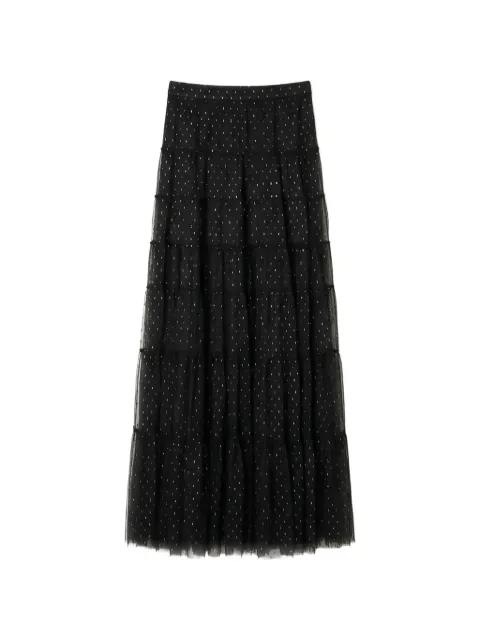 midi embellished A-line skirt by TWINSET