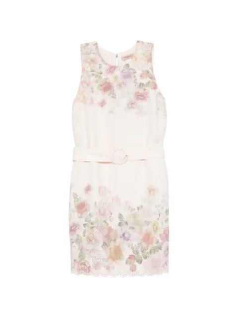 mini floral belted dress by TWINSET