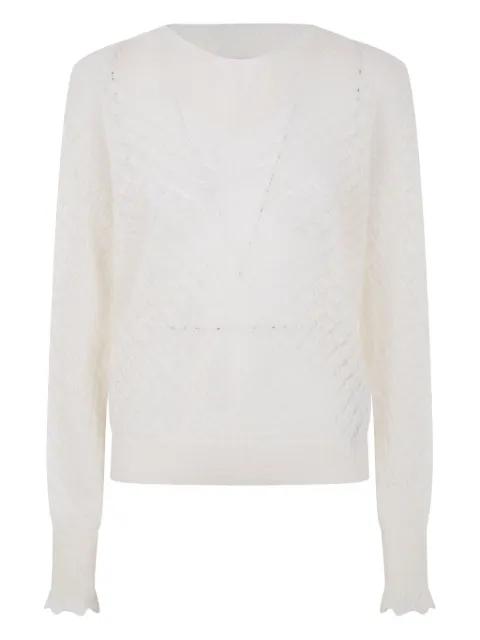 open-knit sweater by TWINSET
