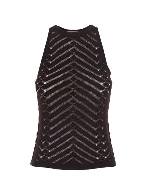 open-work tank top by TWINSET