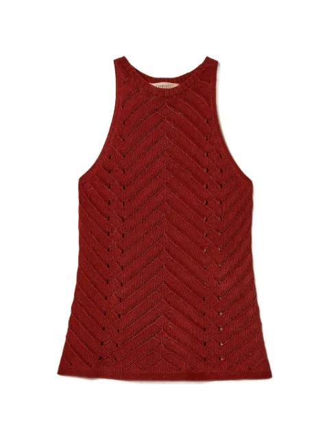 openwork tank top by TWINSET