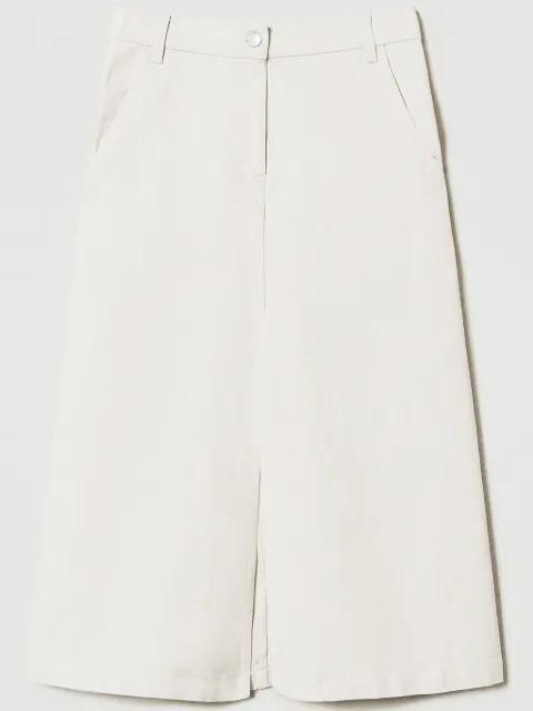 organic cotton midi skirt by TWINSET