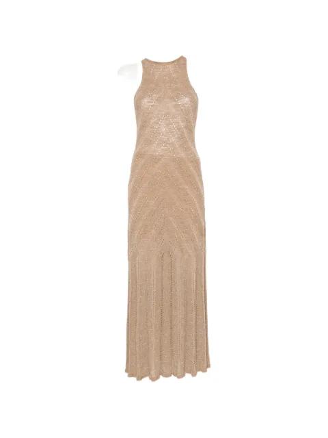 perforated-design maxi dress by TWINSET