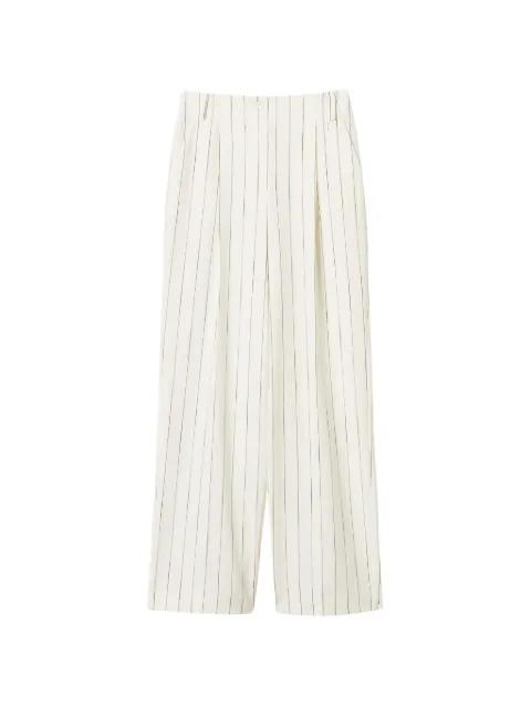 pinstripe palazzo trousers by TWINSET