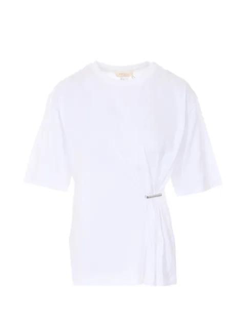 plaque ruffle T-shirt by TWINSET