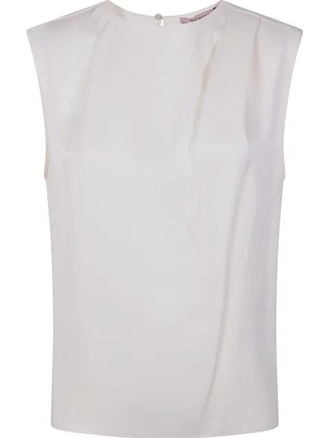 pleat-detail top by TWINSET