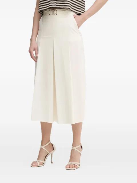 pleated belted trousers by TWINSET