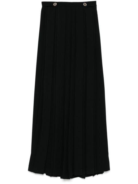 pleated crepe trousers by TWINSET