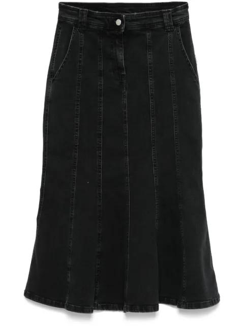 pleated denim skirt by TWINSET