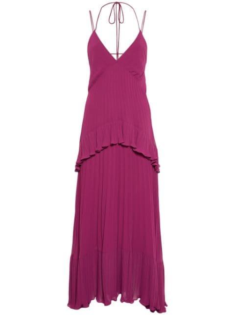 pleated georgette dress by TWINSET