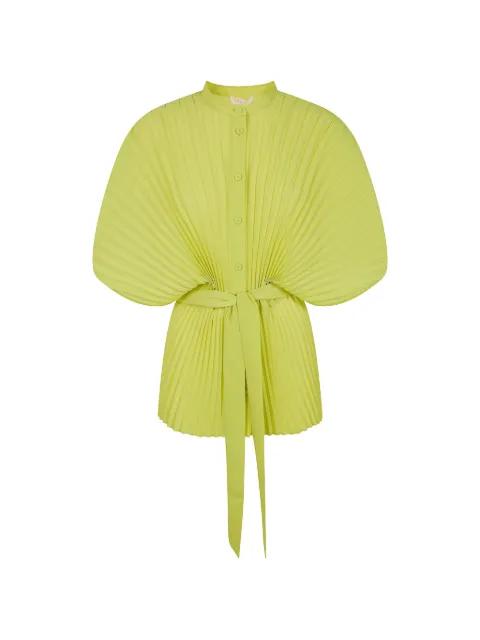 pleated tie shirt by TWINSET