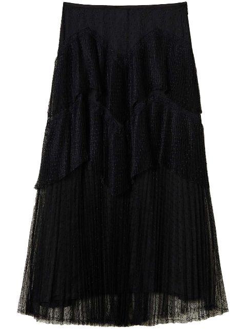pleated tiered skirt by TWINSET