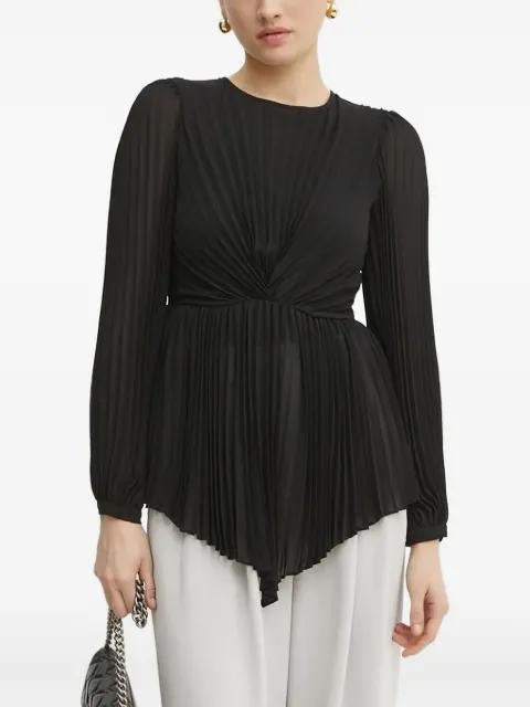 pleated twist-front top by TWINSET