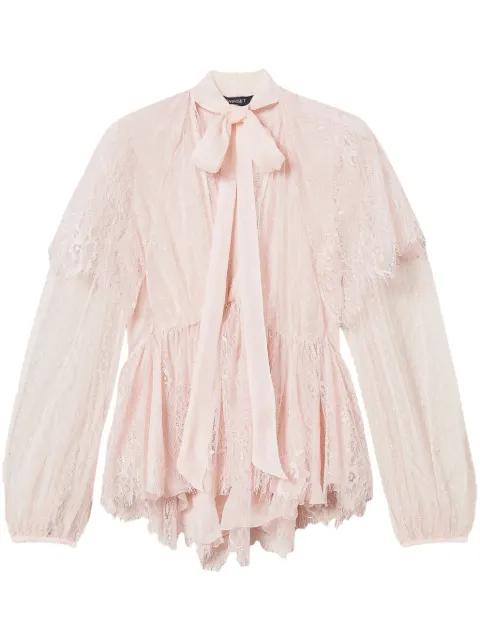 plumetis tulle blouse by TWINSET