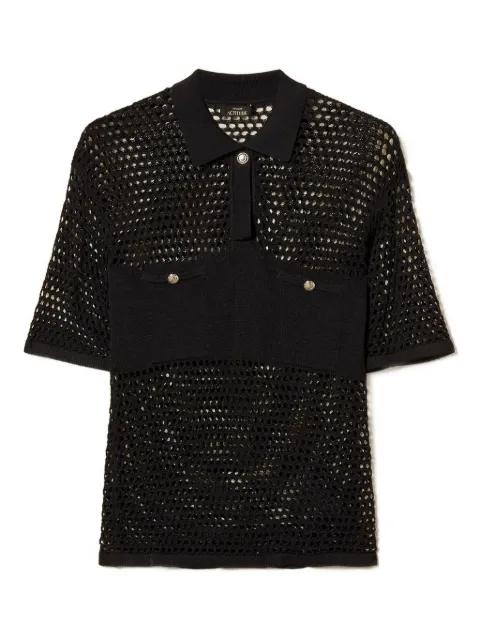 pocket polo top by TWINSET