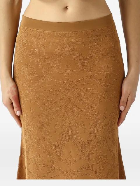 pointelle-knit damask-pattern skirts by TWINSET