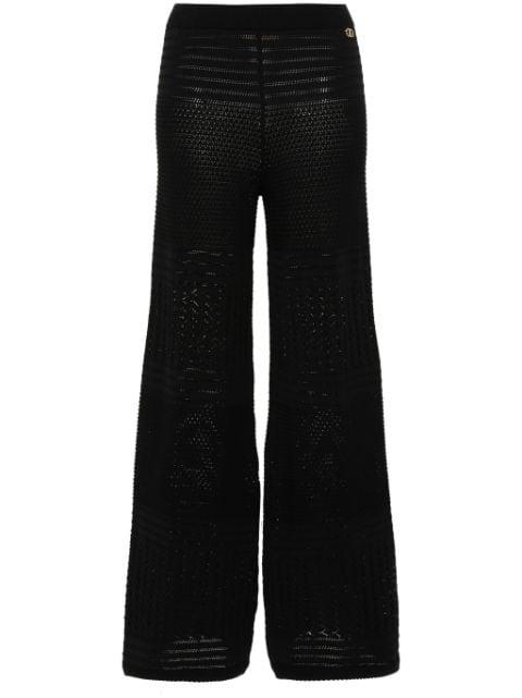 pointelle-knit palazzo pants by TWINSET