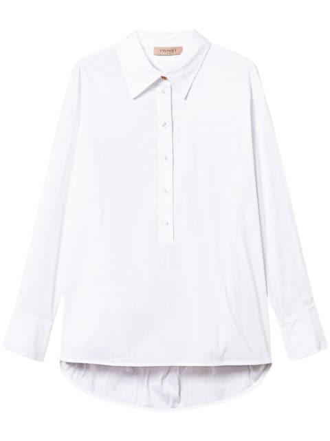 poplin blouse by TWINSET